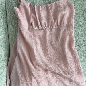 Pretty in Pink Tie Shift Dress